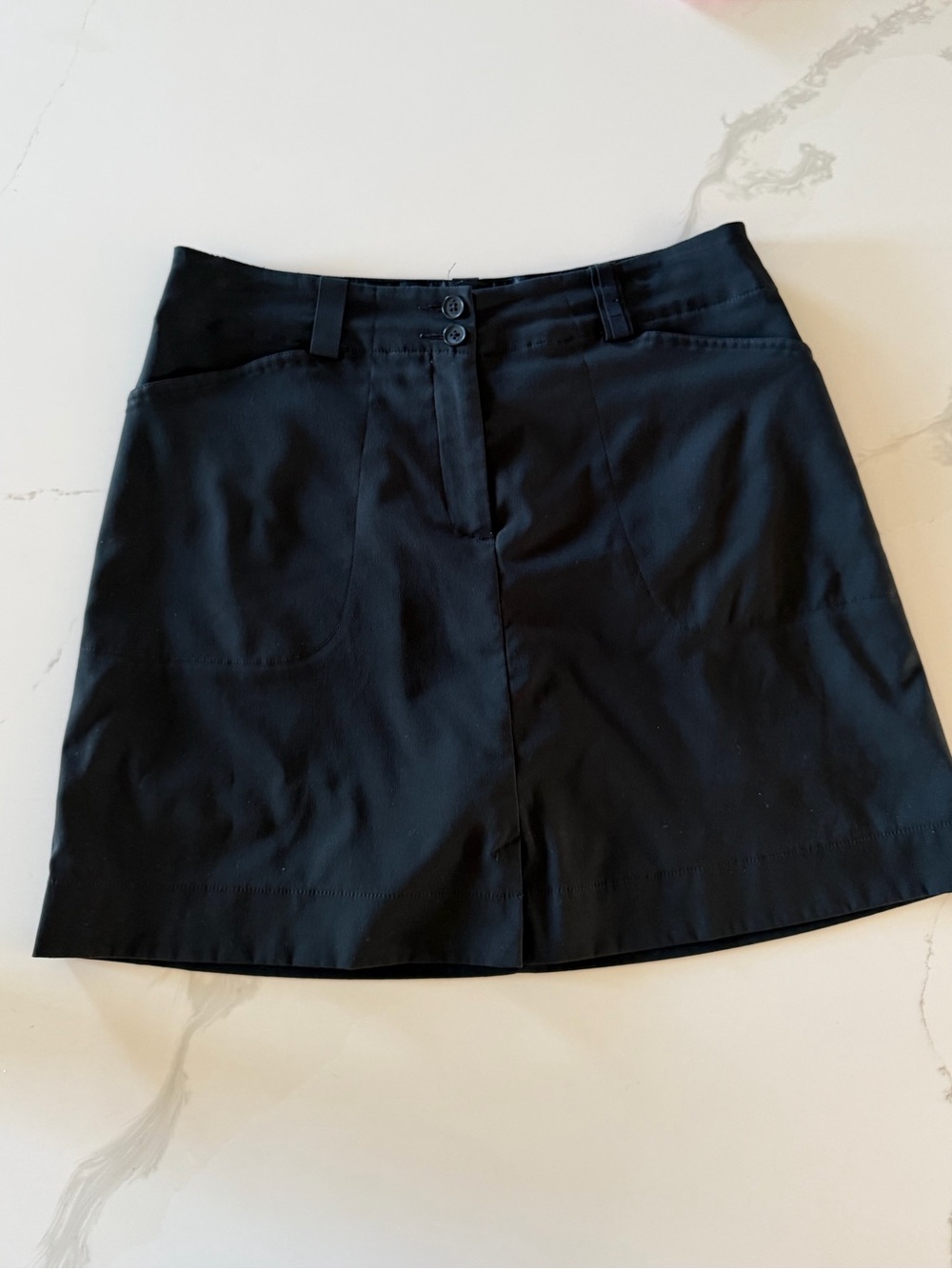 Nike Black Golf Skirt / Skort with Button Waist - Dri Fit